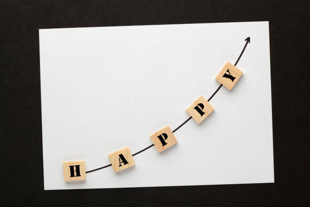 istock Happy Word With Arrow 1275819442