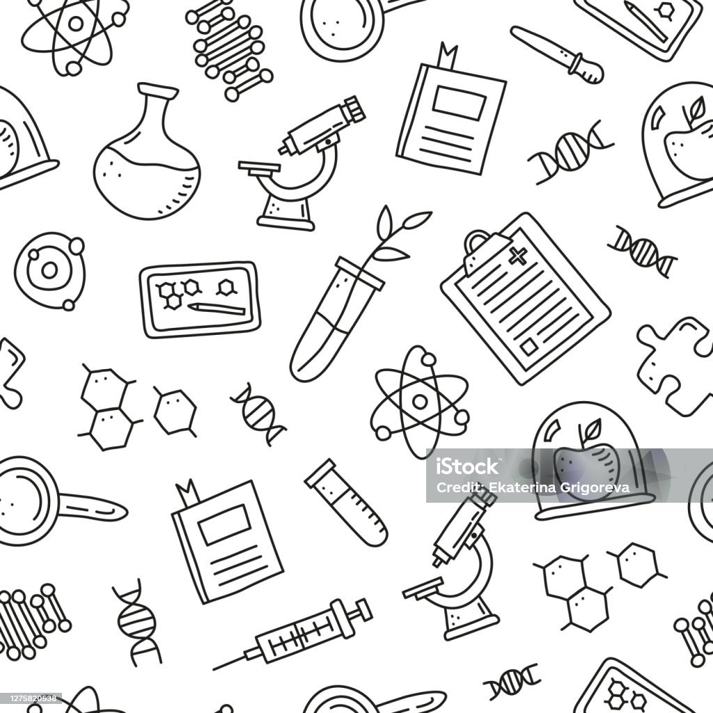Ilustración de Patrón Sin Costuras Con Iconos De Ingeniería Genética De Garóculo y más Vectores Libres de Derechos de Ciencia - iStock Ilustración de Patrón Sin Costuras Con Iconos De Ingeniería Genética De Garóculo y más Vectores Libres de Derechos de Ciencia - iStock