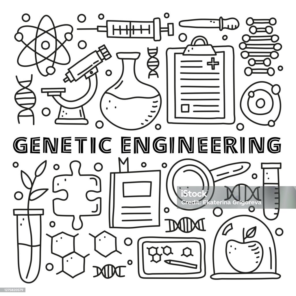 Ilustración de Cartel Con Iconos De Ingeniería Genética De Garótuos y más Vectores Libres de Derechos de ADN - iStock Ilustración de Cartel Con Iconos De Ingeniería Genética De Garótuos y más Vectores Libres de Derechos de ADN - iStock