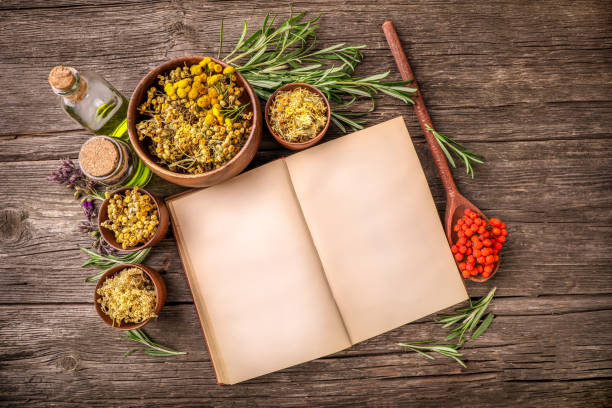 istock Herbal medicine. Rustic country style. 1275820656