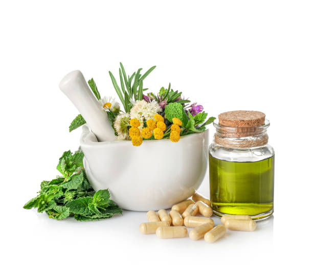 istock Herbal and alternative medicine concept 1275820697