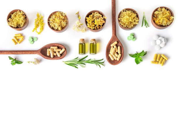 istock Herbal and alternative medicine concept 1275820746