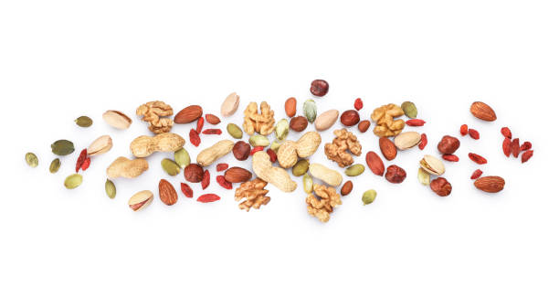 istock Assortment of tasty mixed nuts 1275821053