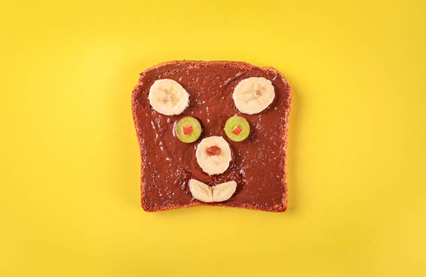 istock Sweet funny sandwich. Lunch for child 1275822422