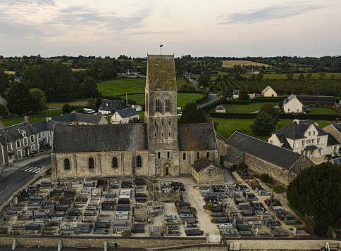 Church of Saint Martin in Formigny Normandy France