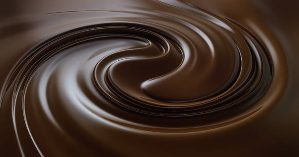 chocolate swirl - hot chocolate imagens e fotografias de stock