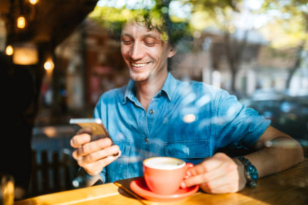 istock Coffee time and mobile phone 1275836171