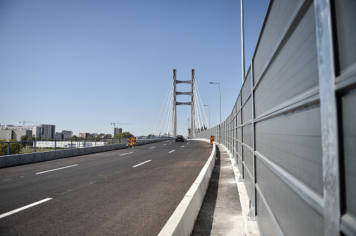 Newly constructed Ciurel bridge opened for traffic in Bucharest, Romania