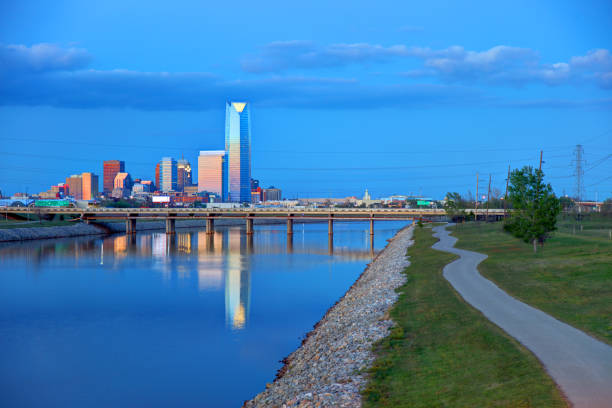 Oklahoma City, Oklahoma Oklahoma City officially the City of Oklahoma City, and often shortened to OKC, is the capital and largest city of the U.S. state of Oklahoma. oklahoma city stock pictures, royalty-free photos & images