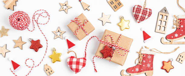 istock Eco friendly Christmas holidays decoration 1275844917