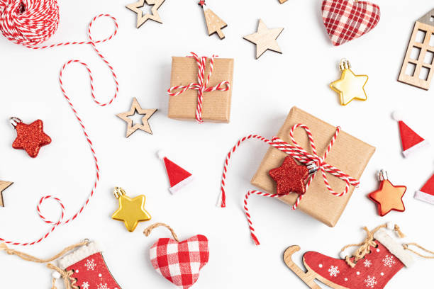 istock Eco friendly Christmas holidays decoration 1275844920