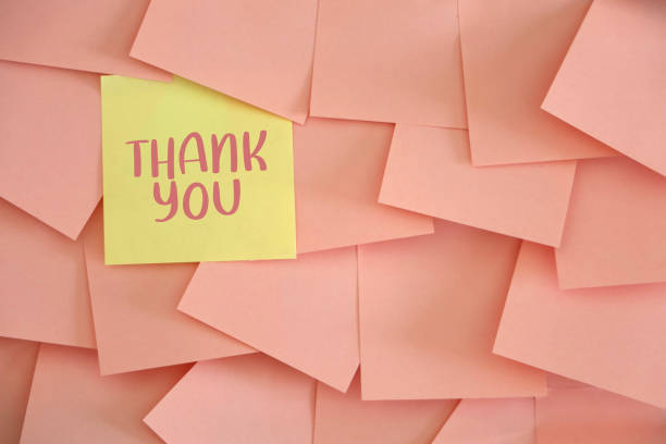 istock Thank you written on an adhesive note 1275848982