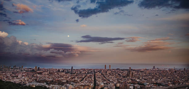 barcelona - port de barcelona catalonia spain barcelona city - fotografias e filmes do acervo