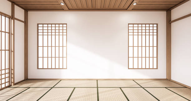 istock japan interior design,modern living room. 3d illustration, 3d rendering 1275852818