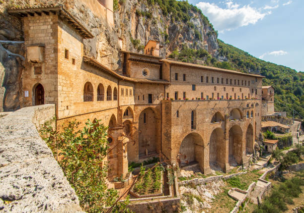 istock The Sacro Speco monastery in Subiaco, Italy 1275852970