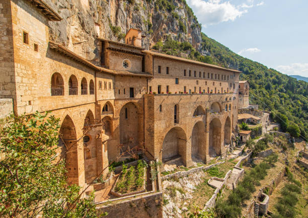 istock The Sacro Speco monastery in Subiaco, Italy 1275852974