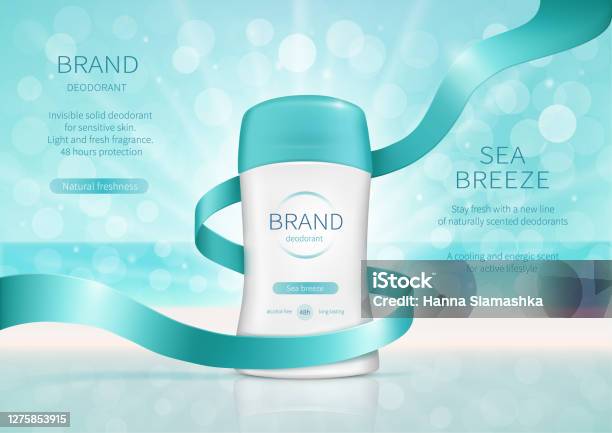 Promo Deodrant Promo Poster For Dry Stick Deodorant Stock Illustration - Download ...