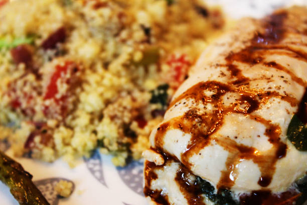 istock Baked stuffed chicken breast 1275853990