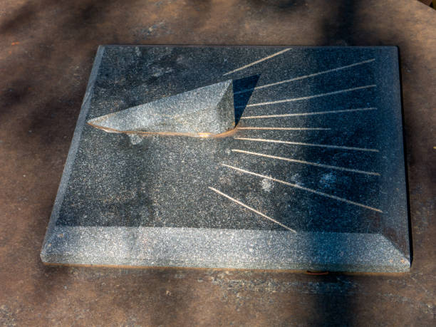 istock Granite Sundial - sun clock on granite table 1275858407