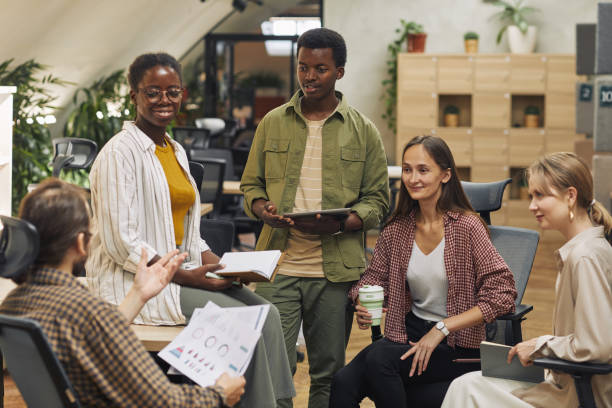 istock Business Team Brainstorming Ideas in Office 1275858467