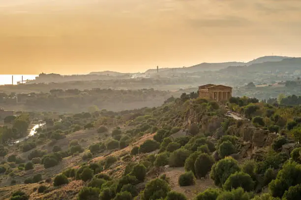 Photo of Temple of Concord. Agrigento, Sicily, Italy.