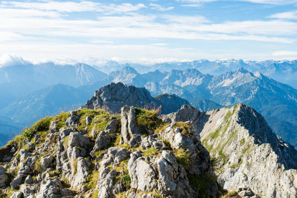 istock mountain panorama view from the karwendel mountains, bavaria, germany 1275870162