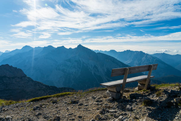istock mountain panorama view from the karwendel mountains, bavaria, germany 1275870189