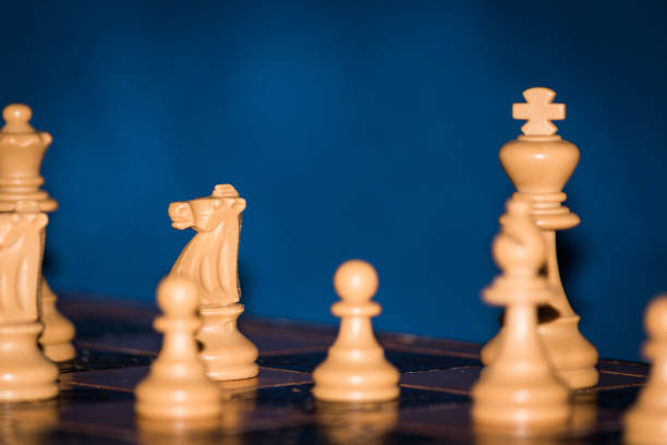 istock Chess photographed on a chessboard 1275874406