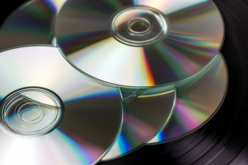 CD, Compact disk, disks, blank.