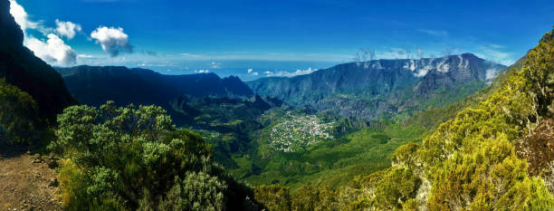 istock circus of cilaos at sunset view from snow piton 1275880051