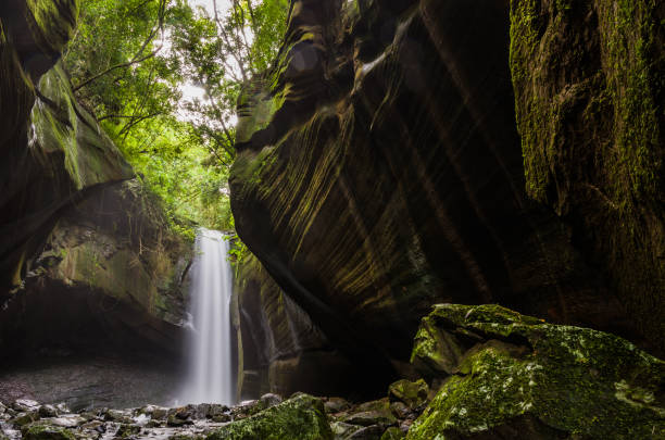 istock Beautiful waterfall in long exposure photography. 1275881291