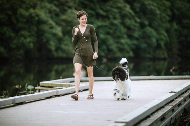 istock Young Woman Spending Quality Time With Her Dog Outside 1275894671