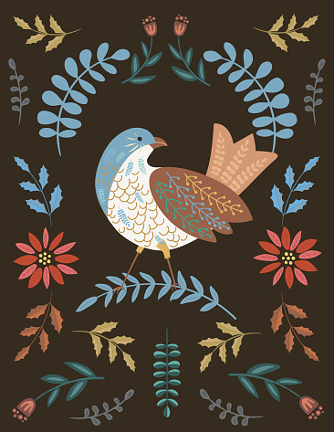 Detailed folk-art style holiday art. File was created in CMYK in flat colors. Comes with a large high resolution jpeg.