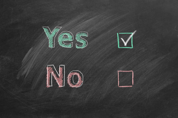 istock Vote Yes or No. Your choice. 1275948118
