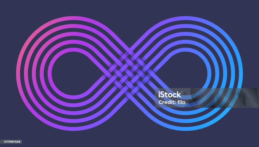Infinity Symbol Shape - Royalty-free Tecelagem arte vetorial Infinity Symbol Shape - Royalty-free Tecelagem arte vetorial