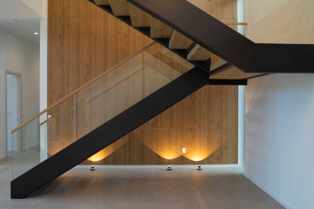 istock Staircase of modern house 1276009093