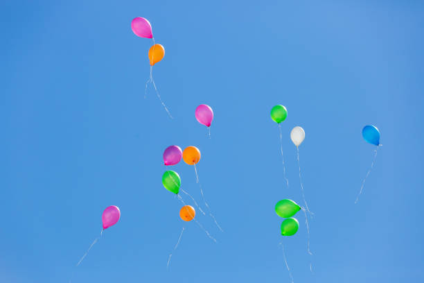 Bunch of balloons in sky