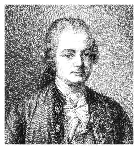 German writer philosopher Ephraim Lessing illustration 1879 German writer philosopher Ephraim Lessing illustration
Gotthold Ephraim Lessing ( 22 January 1729 - 15 February 1781 )
German writer, philosopher, dramatist, publicist, and art critic, and one of the most outstanding representatives of the Enlightenment era
Original edition from my own archives
Source : Gartenlaube 1879
Drawing : Adolf Neumann gotthold ephraim lessing stock illustrations
