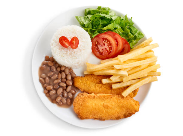 istock Executive plate of Milanese chicken filet seen from above 1276146179