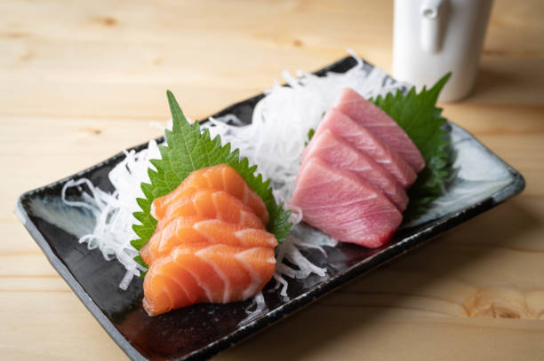 istock sashimi plate with salmon and tuna 1276257769