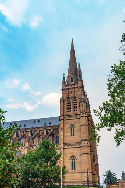 istock St. Mary's cathedral at the dusk,  Sydney, Australia 1276269406