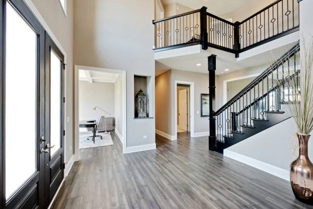 Gorgeous front entrance of new home