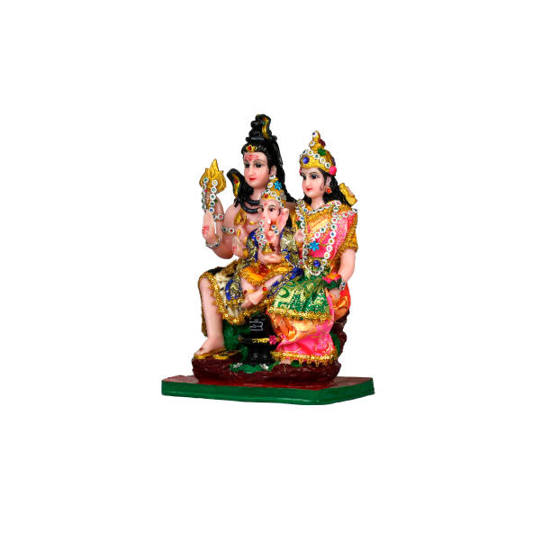 istock Hindu goddess Shiva on a white background 1276352747