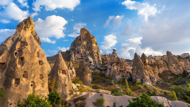 istock Cave house in Uchisar village, Cappadocia, Turkey. 1276361123