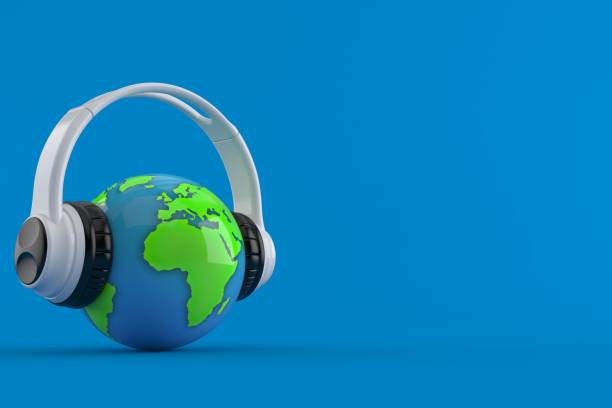 istock World globe with headphones 1276365636