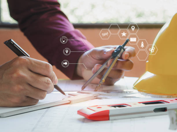 istock Business owner at home concept idea with infographic details 1276368377