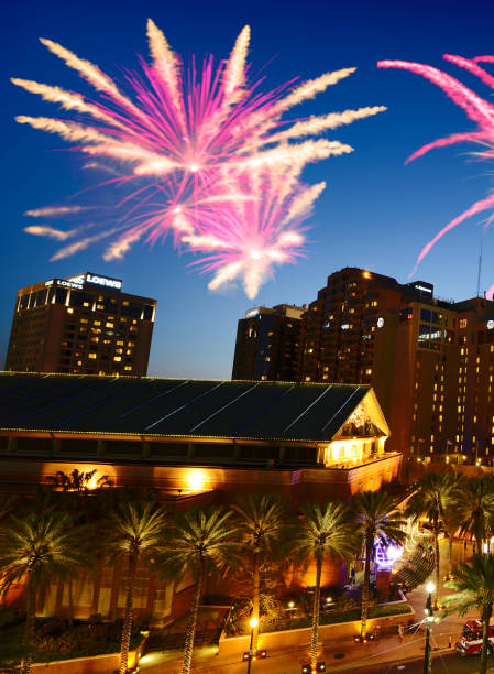 istock Fireworks on New Orleans Skyline. 1276372865