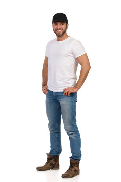 istock Confident Handsome Man Is Standing With Hand On Hip 1276372906