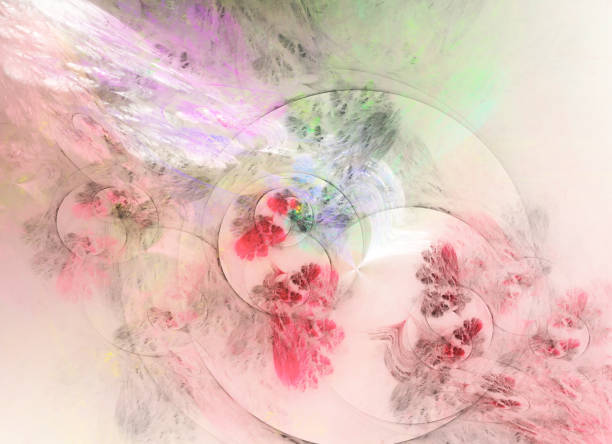 abstract fractal background a computer-generated illustration, texture