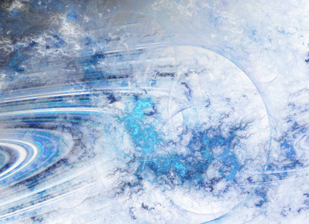 istock Abstract color dynamic background with lighting effect. Fractal texture. Fractal art 1276373747